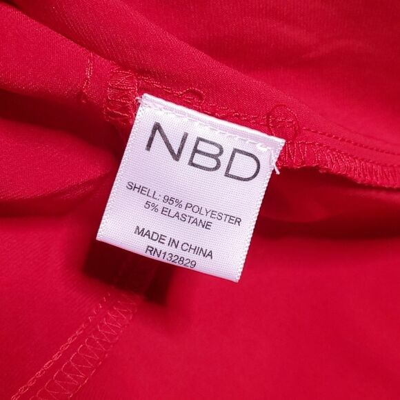 NBD Red Mini Dress - Picture 6 of 7